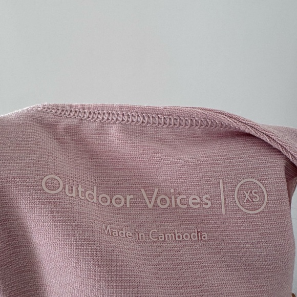 Outdoor voices pink bra tank XS - Picture 4 of 4